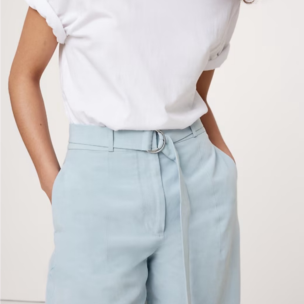 NEW! Tall Banana Republic HIGH-RISE BARREL TENCEL™-LINEN PANT - Picture 5 of 5